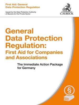 cover image of General Data Protection Regulation
